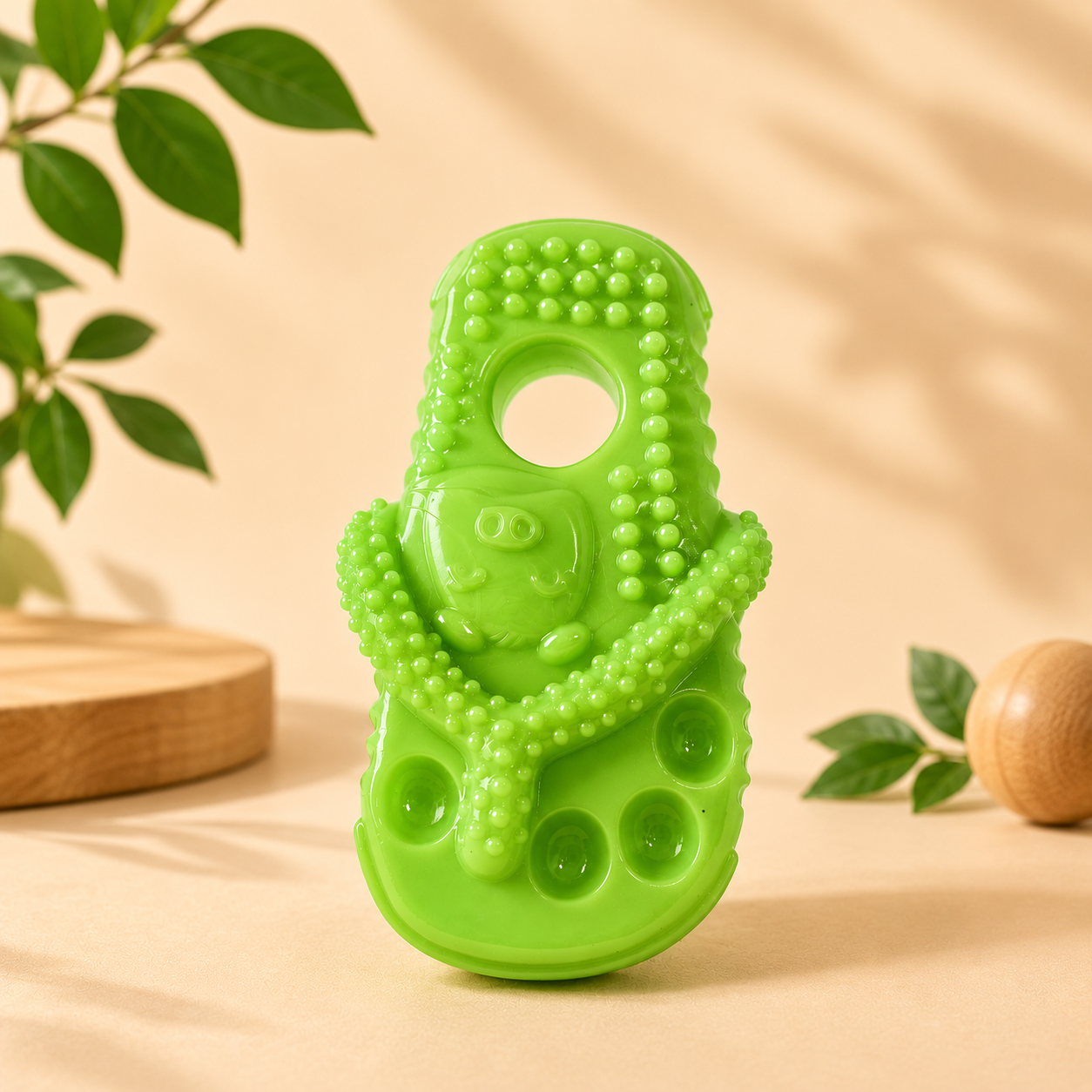 Rubber Slipper Chew Toy for Dogs & Puppies