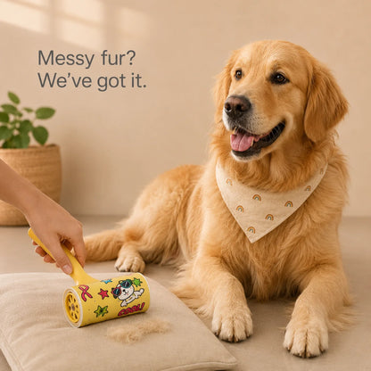 Pet Lint Roller | Remove Pet Hair Instantly | Dogs & Cats