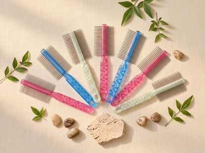 2-Sided Pet Grooming Brush & Comb for Dogs & Cats