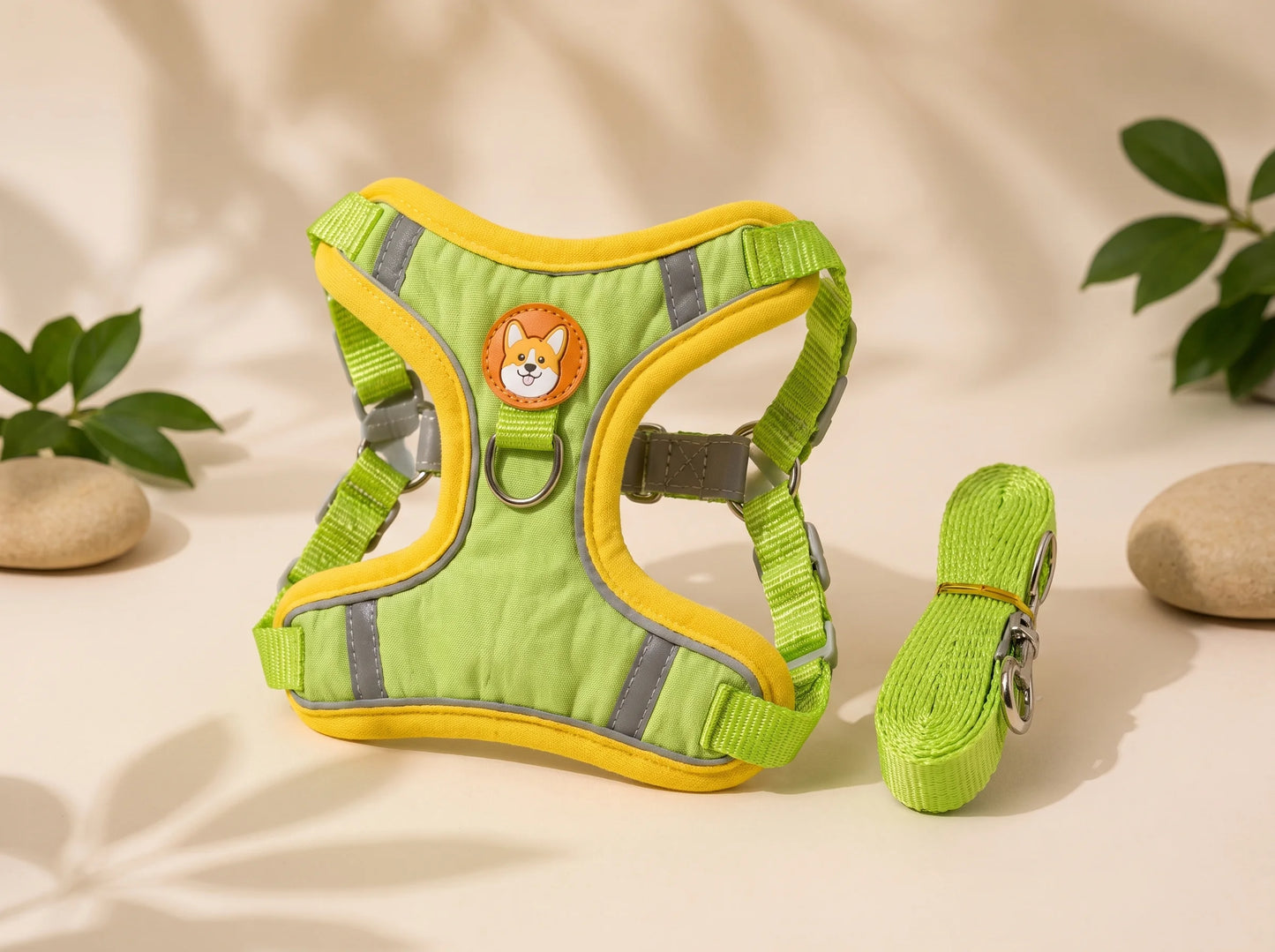 Adjustable Pet Harness with Leash for Dogs