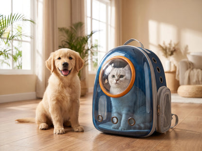 Astronaut Pet Backpack Carrier for Dogs & Cats