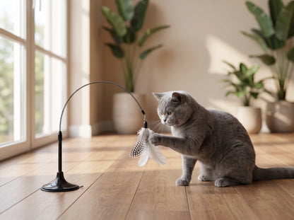 Cat Feather Teaser Toy