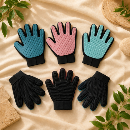 Pet Bath Glove for Dogs & Cats- Gentle Grooming