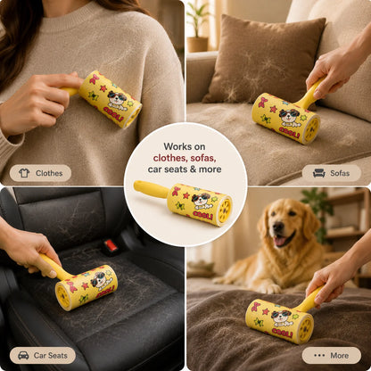 Pet Lint Roller | Remove Pet Hair Instantly | Dogs & Cats