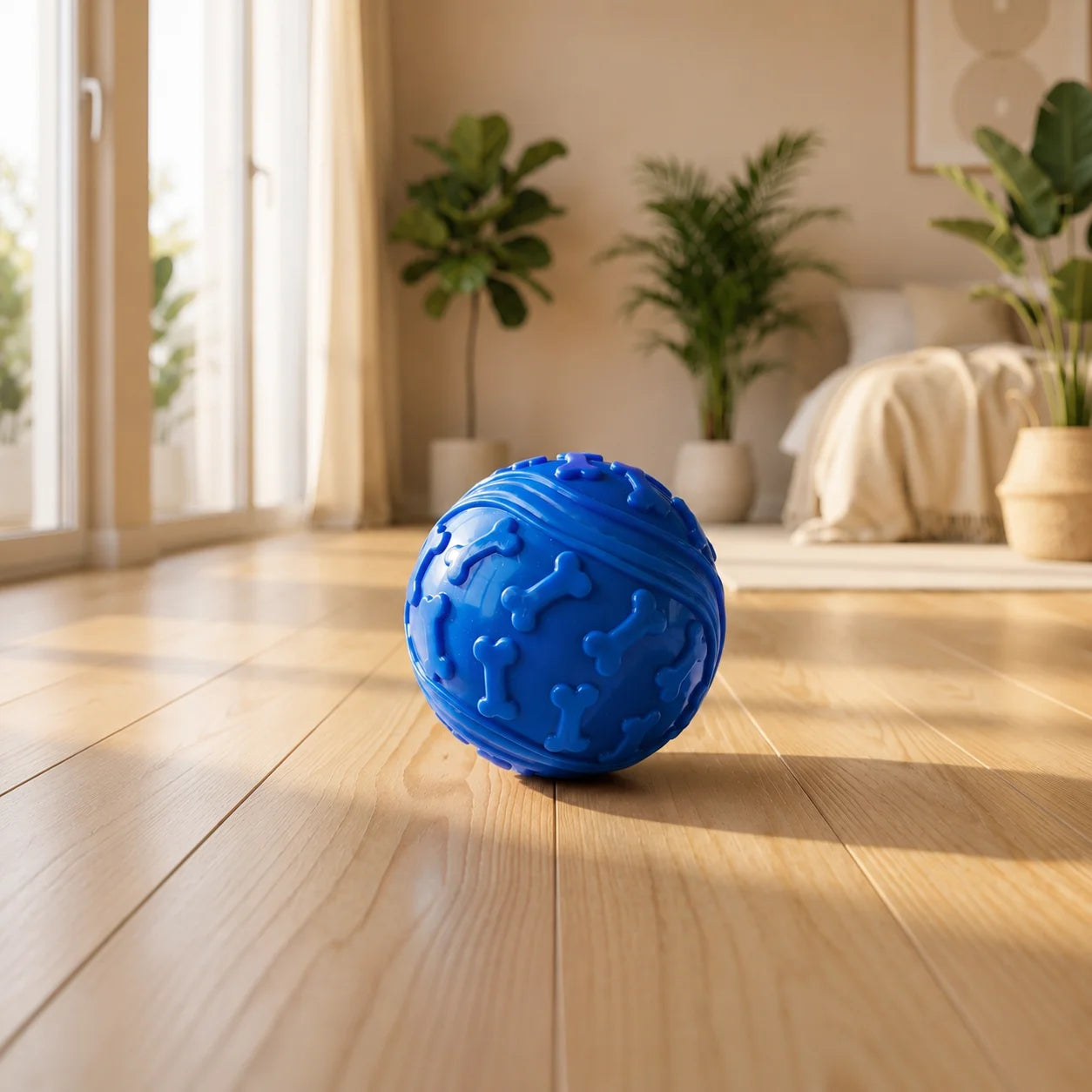 Squeaky Ball Toy for Dogs | Interactive Fetch Toy