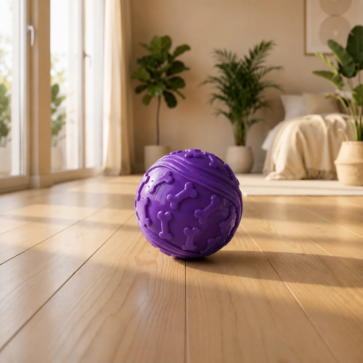 Squeaky Ball Toy for Dogs | Interactive Fetch Toy