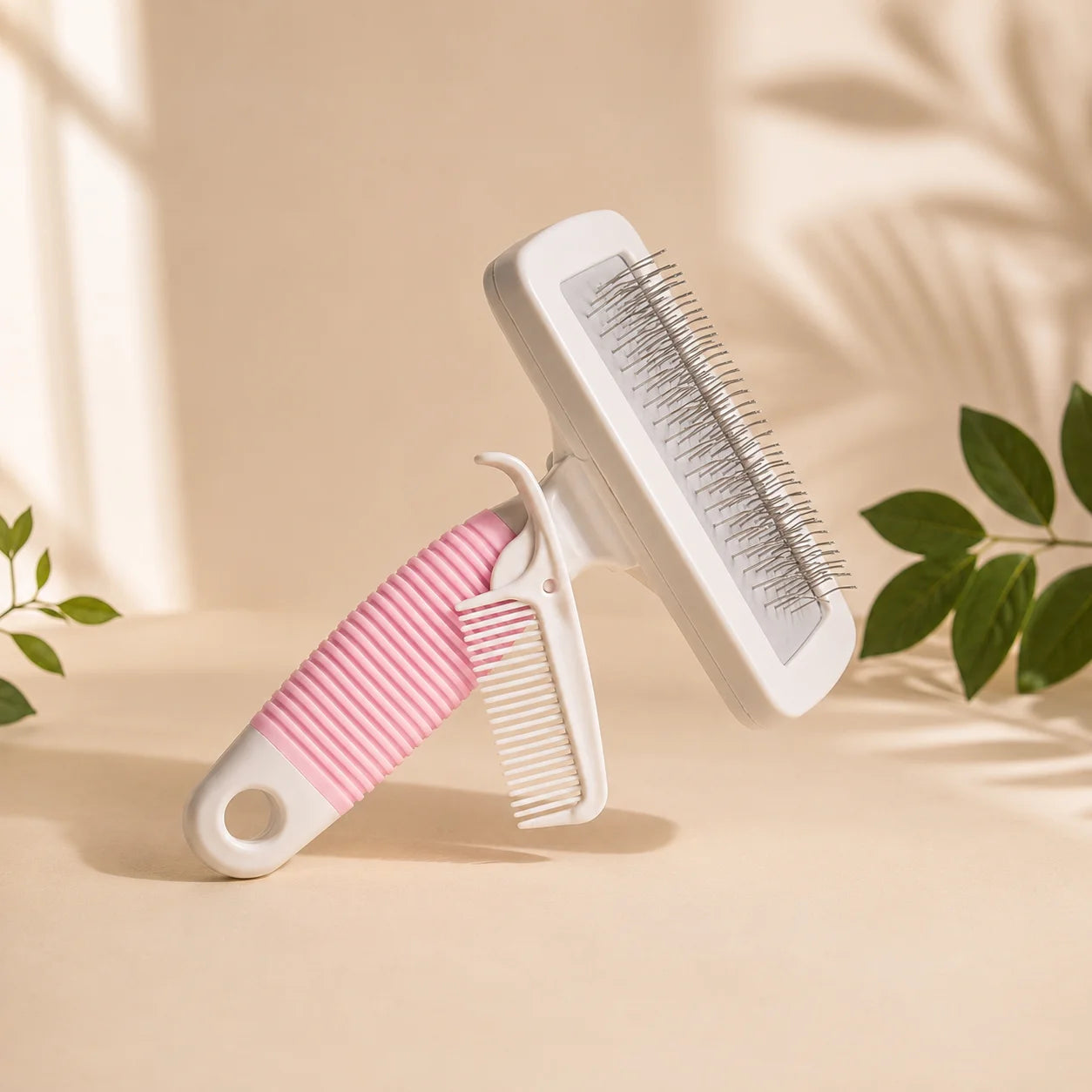 Slicker Brush with Comb for Dogs & Cats