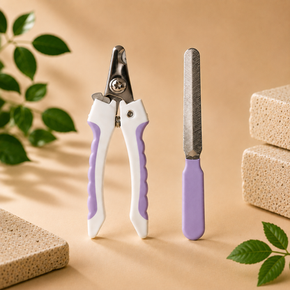 Pet Nail Clipper with Nail Filer for Dogs & Cats | The Tail Project