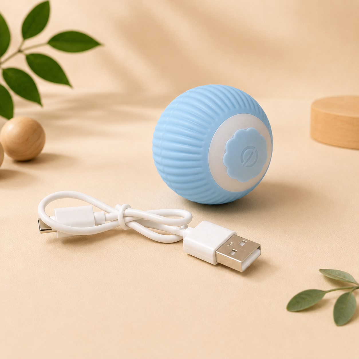 USB Rechargeable Interactive Cat Ball Toy