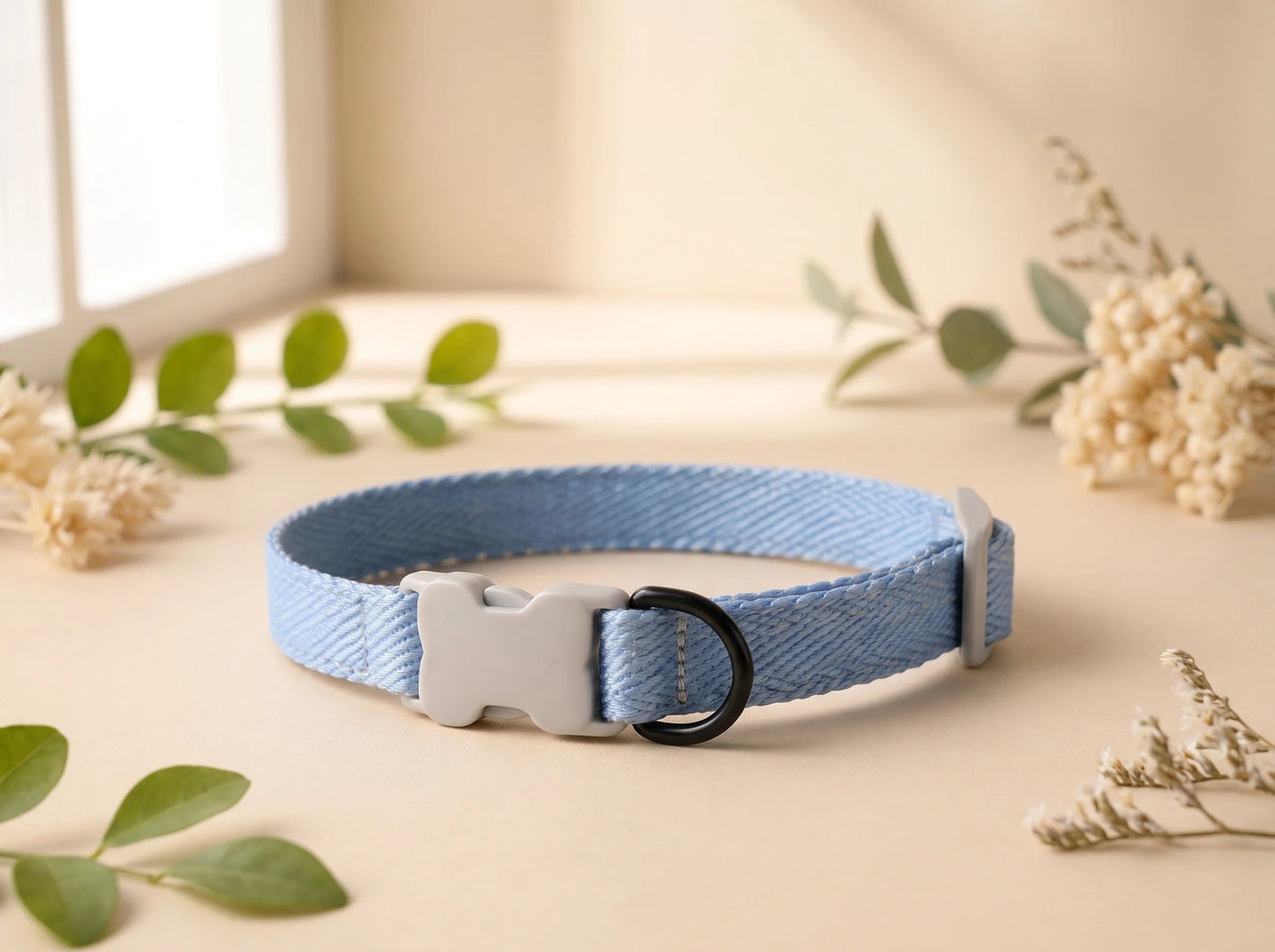 Soft Cotton Pet Collar for Dogs & Cats