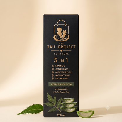 5-in-1 Pet Shampoo for Dogs & Cats | Deep Clean | The Tail Project