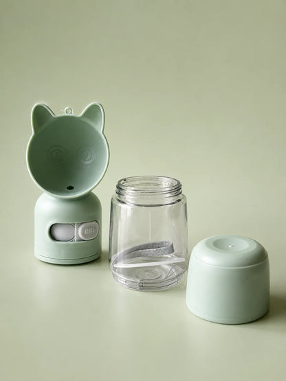 Pet Water Bottle with Cup for Dogs & Cats