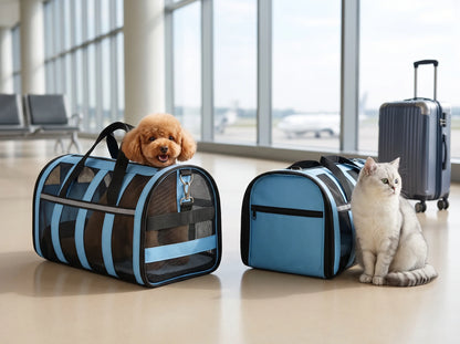 Pet Carrier Bag for Dogs & Cats | Travel Carrier