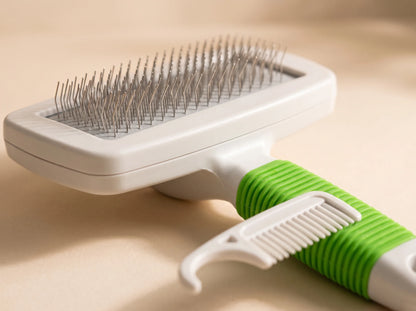 Slicker Brush with Comb for Dogs & Cats