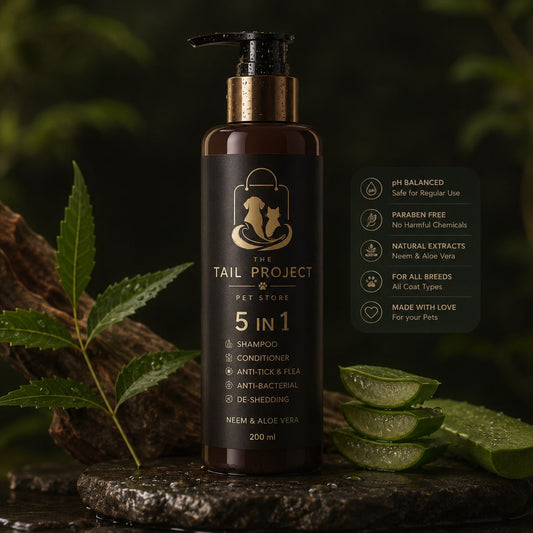 5-in-1 Pet Shampoo for Dogs & Cats | Deep Clean | The Tail Project